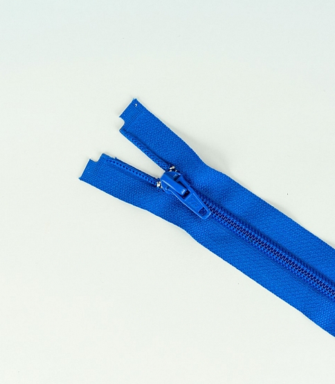 12" O/E Spiral Zip Royal Blue - Click Image to Close